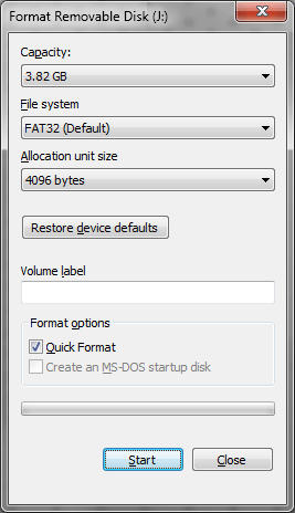 windows 10 format usb hard drive for mac and windows